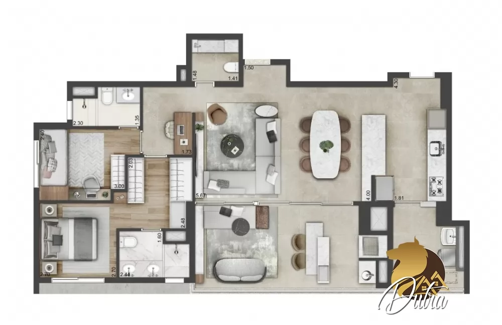 Stella Campo Belo Campo Belo 145m² 04 Dormitórios 02 Suítes 2 Vagas