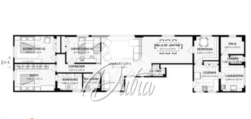 Edifício Real Grandeza Itaim Bibi 187m² 03 Dormitórios 02 Suítes 2 Vagas