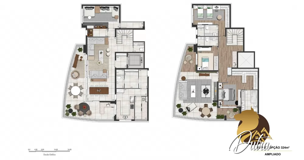 Edifício Edge Vila Nova Conceição 324m² 04 Dormitórios 04 Suítes 5 Vagas