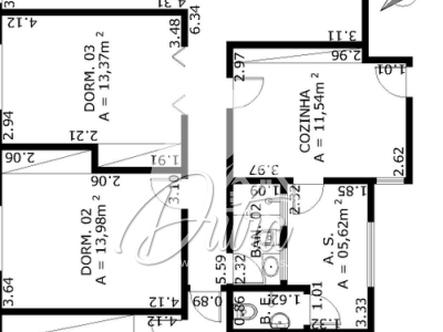 Santos Dumont Jardim Paulista 124m² 03 Dormitórios 01 Suítes 1 Vagas