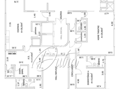 Ville Cap Ferrat Jardim Vila Mariana 374m² 04 Dormitórios 04 Suítes 6 Vagas