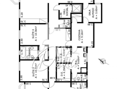 Golden Garden Jardim Paulista 195m² 4 Dormitórios 3 Suítes 3 Vagas