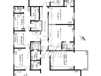 Via Condotti Indianópolis 261m² 03 Dormitórios 03 Suítes 5 Vagas