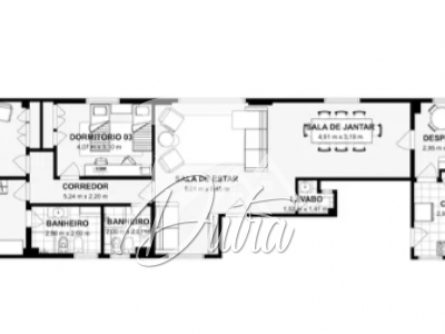 Edifício Real Grandeza Itaim Bibi 187m² 03 Dormitórios 02 Suítes 2 Vagas