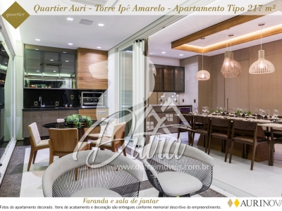 Quartier Auri Vila Olímpia 216m² 03 Dormitórios 03 Suítes 4 Vagas