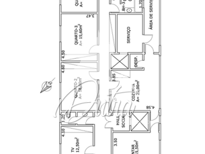 Monaco Jardim Paulista 300m² 04 Dormitórios 01 Suítes 3 Vagas