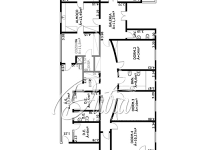 Palmas de Maiorca Cerqueira César 320m² 03 Dormitórios 03 Suítes 2 Vagas