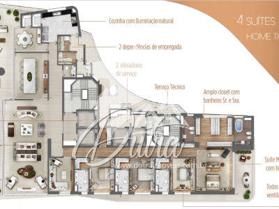 Heritage Cyrela Itaim Bibi 570m² 04 Dormitórios 04 Suítes 6 Vagas