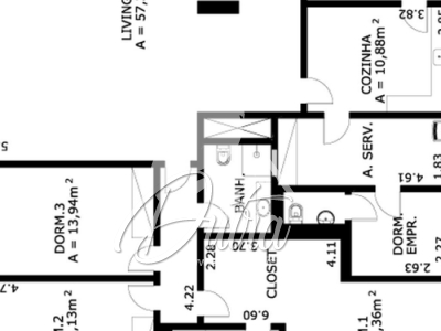 Santa Rosa Jardim América 160m² 3 Quartos 1 Suíte 1 Vaga