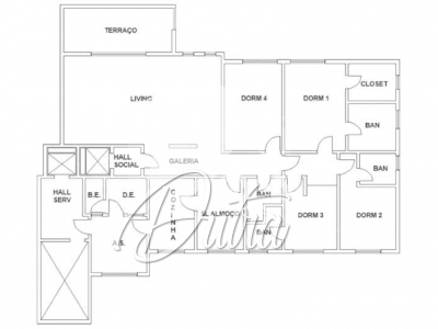 Palazzo Isola Doro Indianópolis 200m² 04 Dormitórios 03 Suítes 4 Vagas