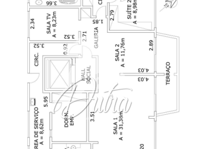 Giorgio Morandi Jardim Paulista 205m² 03 Dormitórios 03 Suítes 4 Vagas