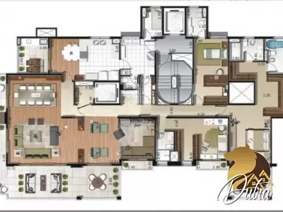 Vogue Moema Indianópolis 300m² 04 Dormitórios 03 Suítes 5 Vagas