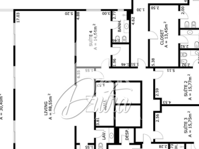 Jardin Des Tuilleries Cerqueira César 367m² 04 Dormitórios 04 Suítes 4 Vagas