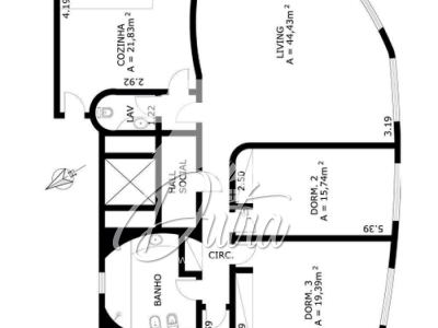 Morada das Torres do Sol Jardim Paulistano 175m² 03 Dormitórios 01 Suítes 2 Vagas