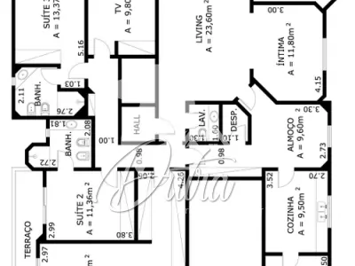 Green Wood Park Vila Nova Conceição 260m² 04 Dormitórios 02 Suítes 3 Vagas