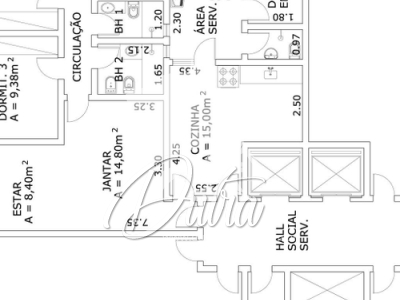 Debret Vila Uberabinha 98m² 02 Dormitórios 01 Suítes 1 Vagas