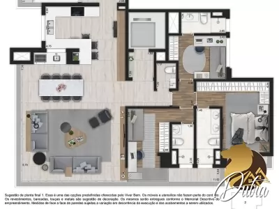 Edifício Ibirapuera Park Moema 281m² 04 Dormitórios 04 Suítes 3 Vagas