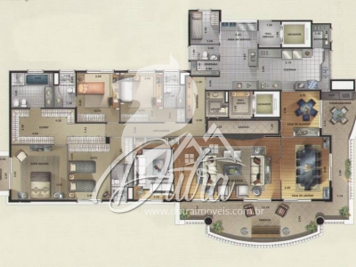 Domani Moema Indianópolis 282m² 04 Dormitórios 04 Suítes 4 Vagas